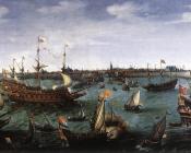 The Arrival at Vlissingen of the Elector Palatinate Frederic - 亨德里克·科内利斯·维姆